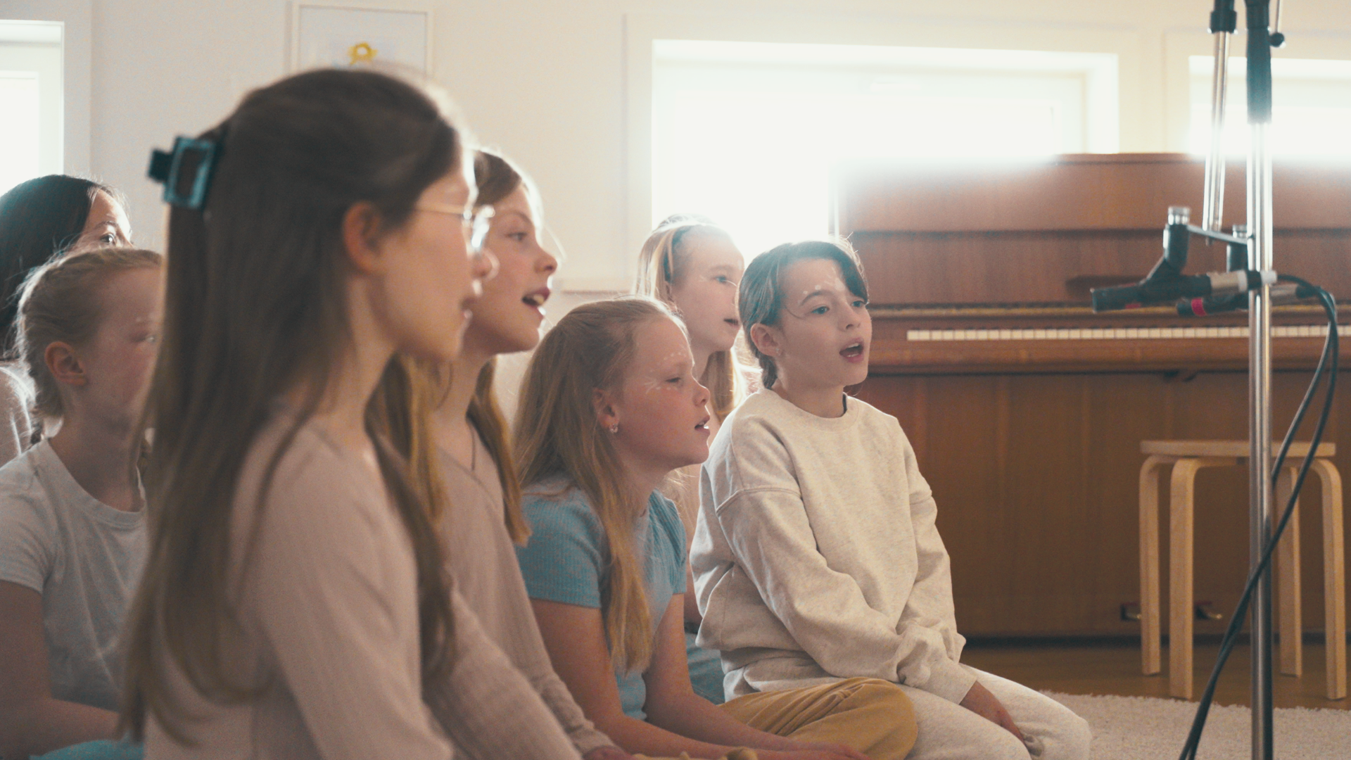 Children singing together