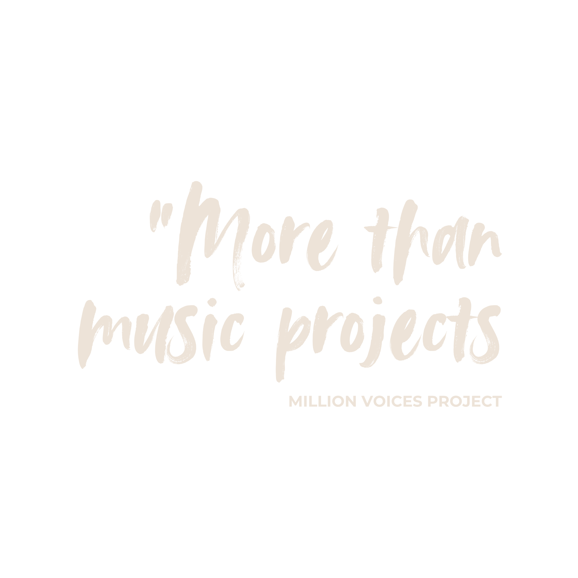 More than music project